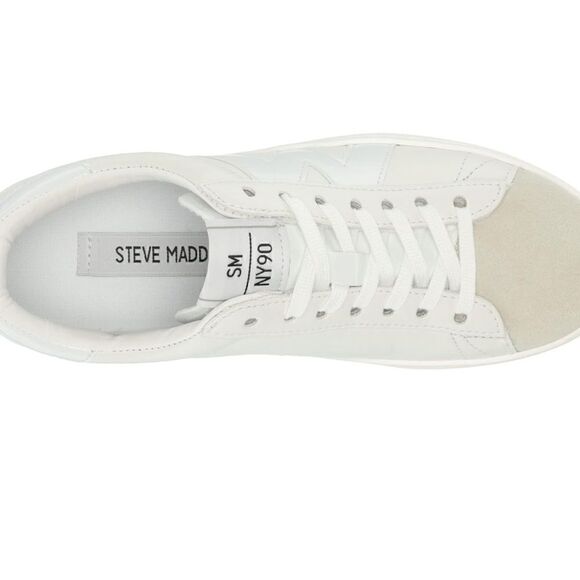 Steve Madden Women's Mckayla Sneakers White NWB - Picture 3 of 4
